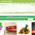 精品水果线上销售网站-springboot vue