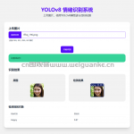 基于 flask+yolov8+daisyUI架构人脸情绪识别系统